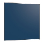 Langwandtafel, Stahlemaille blau, 100x100 cm HxB 